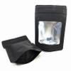 100 Pack Smell Proof Ultra Clear Window Mylar Bags 1/8 Eighth Plus Size 4 Mil 4x 5.5x 1.5 Stand Up Foil Pouch. Travel, Storage and Display. Food Grade Roypack view 2