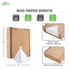[3 PACK] Wet Waxed Deli Paper Sheets 9x12 - Grease Resistant Sandwich Liner, Microwave Safe, Deli Wrap for Restaurants, BBQ, Schools and Concession Stands (9 in x 12 in - Case of 3) by EcoQuality view 3