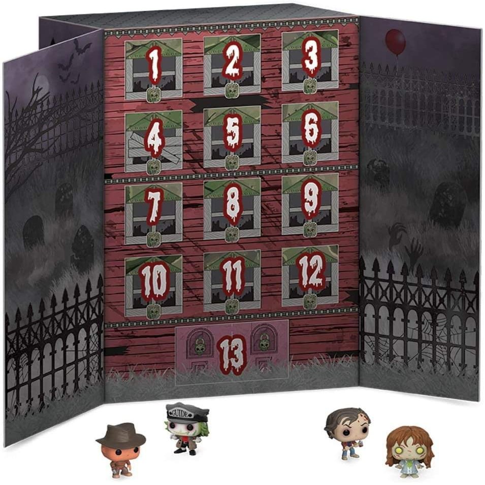 Funko Advent Calendar: 13 Day Spooky Halloween Countdown,Calendar - 13 Pocket Pop! Horror Franchise Vinyl Figures