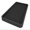 Happitasa Silicone Kitchen Sink Organizer Tray, Sponge Holder and Countertop Protector | Bathroom and Kitchen Soap Dish and Dispenser Tray (Black, 10"x5.25") view 1