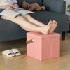 AnEssOil Square Storage Stool Storage Stool can sit Adult Sofa Soft Stool Shoe Stool Home Storage Box Storage Stool (Yellow) view 3