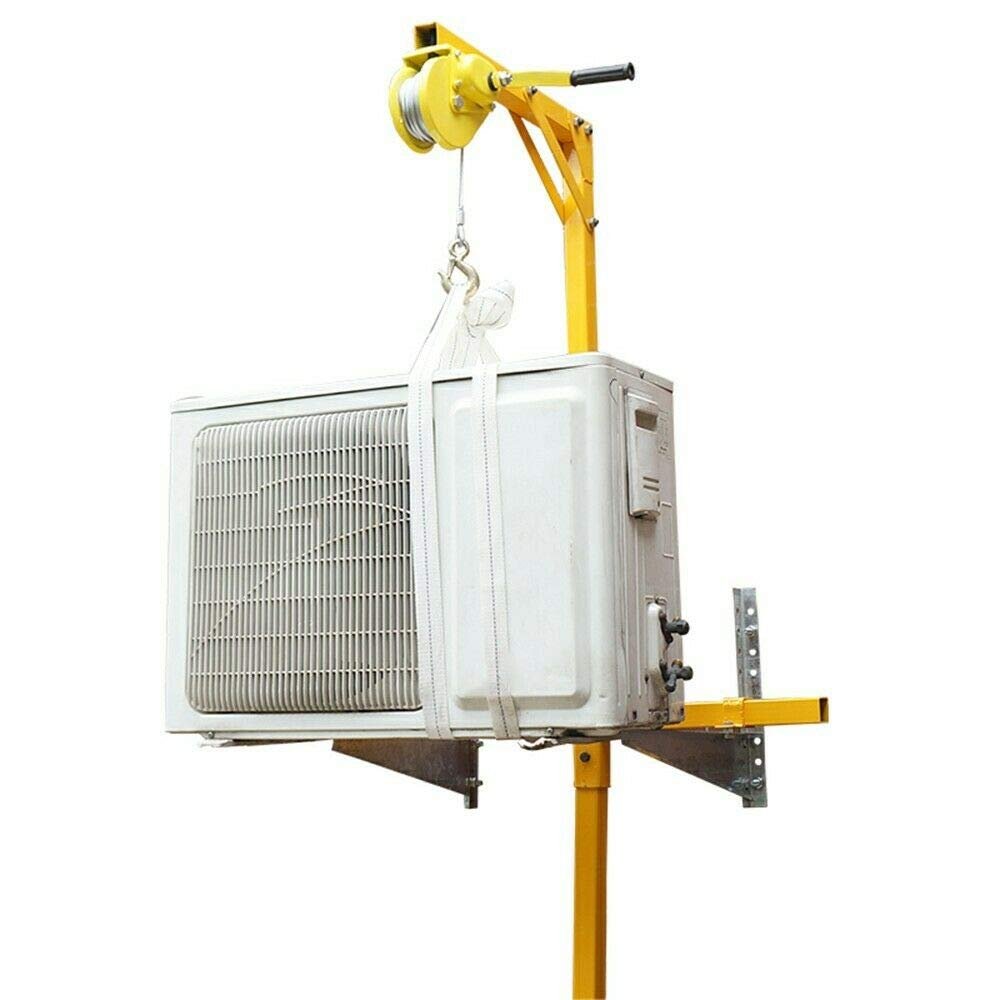 TBVECHI Lifting Tool Stainless Steel Air Conditioner Outside Installation Lifting Tool Bracket Crane Tool 10M