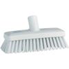 Vikan 70425 Compact Wall/Deck Scrub, Hard 8.858" White view 1