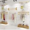 Clothing Store Display Rack Ceiling Hanger, Windows Shelves Hanging Clothes Bar Display Hangers, Metal Retail Clothing Garment Racks Display Rod view 4