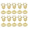 10 Pcs Cat Place Card Holders Gold Kitten Table Name Photo Stand Holders for Birthday Wedding Dinner Party view 1
