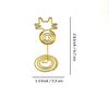 10 Pcs Cat Place Card Holders Gold Kitten Table Name Photo Stand Holders for Birthday Wedding Dinner Party view 2