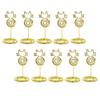 10 Pcs Cat Place Card Holders Gold Kitten Table Name Photo Stand Holders for Birthday Wedding Dinner Party view 4