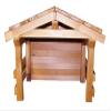 Steve's Gift Shoppe Nativity Stable, Creche 18 x 12 x 12 Manger, Wood Nativity Display, Christmas Decor view 1
