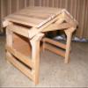 Steve's Gift Shoppe Nativity Stable, Creche 18 x 12 x 12 Manger, Wood Nativity Display, Christmas Decor view 2