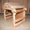 Steve's Gift Shoppe Nativity Stable, Creche 18 x 12 x 12 Manger, Wood Nativity Display, Christmas Decor view 3