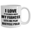 Bicycle Polo Mug Funny Gift Idea For Fiance I Love It When My Fiancee Lets Me Novelty Gag Sport Lover Joke Coffee Tea Cup 15 oz view 2