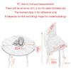 Reception Negotiation Table Dining Table and Chair Set of 4 Cafe Library Office Beauty Salon Leisure Table Removable Living Room Upholstered Chair Wood Grain Table and Chairs + 4 Purple Chairs view 2