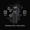 IRON FLASK Camping & Hiking Hydration Flask with Straw, BPA-Free Insulated Stainless Steel Sports Water Bottle - 32 oz Bubble Gum view 4