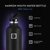 IRON FLASK Camping & Hiking Hydration Flask with Straw, BPA-Free Insulated Stainless Steel Sports Water Bottle - 24 oz Day & Night view 2