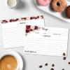 321Done Recipe Cards - Set of 50 Large Double-Sided Thick 4x6 Floral Recipe Cards, White Watercolor Design for Bridal Shower & Wedding Gift, Made in USA view 3
