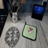 Caroline's Treasures CK4415PTHD Boxer Green Flowers Pair of Pot Holders Kitchen Heat Resistant Pot Holders Sets Oven Hot Pads for Cooking Baking BBQ, 7 1/2 x 7 1/2 view 4