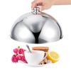 Food Cover Polished Stainless Steel Food Dish Cover Lid non-Fly Dust -Cover for Hotel Buffet Restauran Utensil(12.5in) view 1