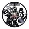 Wall Clock Compatible with Cloud Strife & Yuna Made of Vinyl Record - Decor Original Design - Birthday, Wedding, Anniversary, Women, Men, Friends, Girlfriend Boyfriend and Teens view 1