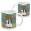 We Bare Bears Bear Stack Ceramic Coffee Mug, Novelty Gift Mugs for Coffee, Tea and Hot Drinks, 11oz, White view 2