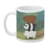 We Bare Bears Bear Stack Ceramic Coffee Mug, Novelty Gift Mugs for Coffee, Tea and Hot Drinks, 11oz, White view 3