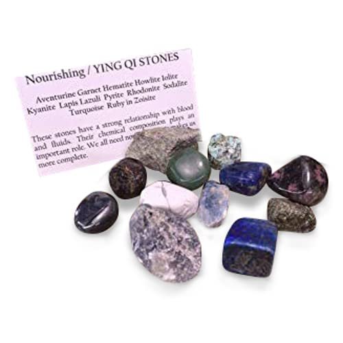 Nourishing Ying QI Stones Gemstone Kit Nourishing Crystals Kit YING Qi Stones Nourishing Healing Crystals Ying Qi Kit Healing Gemstones Set