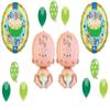 13 New Twin Baby Balloons Twins Party Shower Babies peas in a pod Peapod Unisex Decor Favors Gift view 1