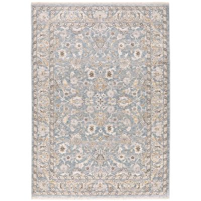 Oriental Weavers Maharaja Area Rug - 070E1-2' x 3' - in Blue/Ivory - Vintage Inspired, Stain Resistant, Family and Pet Friendly, Entryway, Bathroom Accent Rug