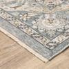 Oriental Weavers Maharaja Area Rug - 070E1-2' x 3' - in Blue/Ivory - Vintage Inspired, Stain Resistant, Family and Pet Friendly, Entryway, Bathroom Accent Rug view 2