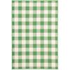 Oriental Weavers Sphinx Meridian Area Rug 2598G Outdoor Green Plaid Blocks 6' 7" x 9' 6" Rectangle view 2