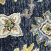 Oriental Weavers Alfresco Hand-Made Wool Area Rug - 28405-2'6" x 8' - in Navy/Blue - Vintage Inspired, Hand-Made Wool Rugs, Entryway, Hallway Runner Rug view 3