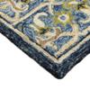 Oriental Weavers Alfresco Hand-Made Wool Area Rug - 28405-2'6" x 8' - in Navy/Blue - Vintage Inspired, Hand-Made Wool Rugs, Entryway, Hallway Runner Rug view 4