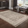 Oriental Weavers Maharaja Area Rug - 040M1-2' x 3' - in Beige/Grey - Vintage Inspired, Stain Resistant, Family and Pet Friendly, Entryway, Bathroom Accent Rug view 1