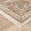 Oriental Weavers Maharaja Area Rug - 5091Q - 2' x 3' - in Rust/Ivory - Vintage Inspired, Stain Resistant, Family and Pet Friendly, Entryway, Bathroom Accent Rug view 2