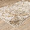 Oriental Weavers Maharaja Area Rug - 661C1-5'3" x 7'6" - in Gold/Ivory - Vintage Inspired, Stain Resistant, Family and Pet Friendly, Bedroom, Office Rug view 3