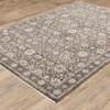 Oriental Weavers Maharaja Area Rug - 071N1-6'7" x 9'6" - in Grey/Ivory - Vintage Inspired, Stain Resistant, Family and Pet Friendly, Dining, Living Room Rug view 4
