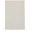 Oriental Weavers Portofino Indoor/Outdoor Rug - 5098W - 6'7" x 9'2" - in Ivory/Grey - Classic Casual Style, Water, Stain and Fade Resistant, Hose Clean, Patio, Outdoor Living Area Rug view 2