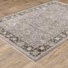 Oriental Weavers Maharaja Area Rug - 091E1-2' x 3' - in Grey/Blue - Vintage Inspired, Stain Resistant, Family and Pet Friendly, Entryway, Bathroom Accent Rug view 3