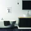 Stupell Industries Not That Hard Bathroom Funny Word Design Canvas Wall Art, 16 x 20, Multi-Color (wrp-1409_cn_16x20) view 2