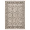 Oriental Weavers Maharaja Area Rug - 2061N - 2' x 3' - in Ivory/Grey - Vintage Inspired, Stain Resistant, Family and Pet Friendly, Entryway, Bathroom Accent Rug view 1