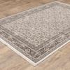 Oriental Weavers Maharaja Area Rug - 2061N - 2' x 3' - in Ivory/Grey - Vintage Inspired, Stain Resistant, Family and Pet Friendly, Entryway, Bathroom Accent Rug view 3