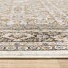 Oriental Weavers Maharaja Area Rug - 2061N - 2' x 3' - in Ivory/Grey - Vintage Inspired, Stain Resistant, Family and Pet Friendly, Entryway, Bathroom Accent Rug view 4