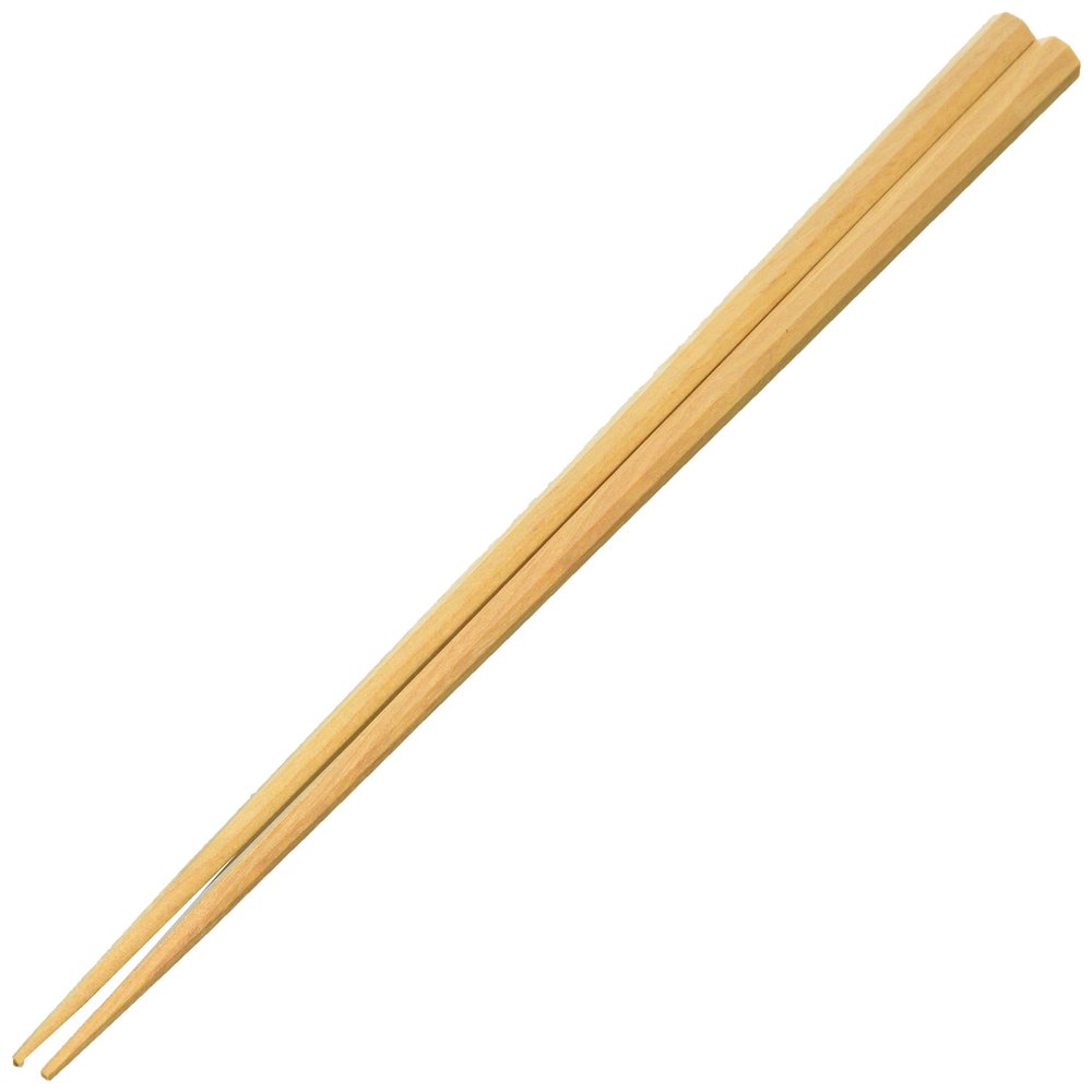 Alphax 909712 Wood Grain Chopsticks, 10.6 inches (27 cm), Tip Angle, Octagonal Wood Chopsticks, Cherry Blossom