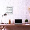 Stupell Industries Girl Please Glam Funny Wood Textured Word Design Canvas Wall Art, 16 x 20, Multi-Color view 2