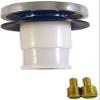 Danco Universal Touch-Toe Push Button Tub Stopper, Chrome, 2 inch x 2-1/4 inch, 3-Pack (80811) view 2