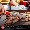 16" Extra-Long Stainless Steel Grill Tongs Premium Locking BBQ Tongs for Grilling, Cooking, Barbecue, Tailgating Easy Grip with Hanging Hook, Model 530-0103P view 3
