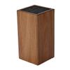 Acacia Wood Blade Holder with BristlesKnife Holder, Large Capacity, Kitchen Household Multi-function Knife Storage and Placement Rack view 1