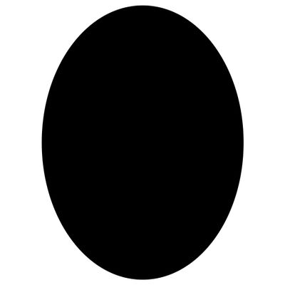 Adhesive Blackboard for Writing and Erasing with Chalk. | Wall Sticker. Non Removable Vinyl Sheet. Mod: Circle 28'5 cm Diameter