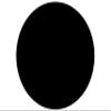 Adhesive Blackboard for Writing and Erasing with Chalk. | Wall Sticker. Non Removable Vinyl Sheet. Mod: Circle 28'5 cm Diameter view 1