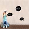 Adhesive Blackboard for Writing and Erasing with Chalk. | Wall Sticker. Non Removable Vinyl Sheet. Mod: Cloud 36 x 21 cms view 2