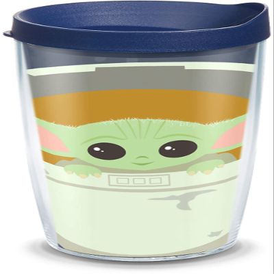 Tervis The Mandalorian Child in Carrier Made in USA Double Walled Insulated Tumbler Travel Cup Keeps Drinks Cold & Hot, 16oz, Classic